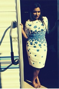 mindy kaling  rochie L.K.