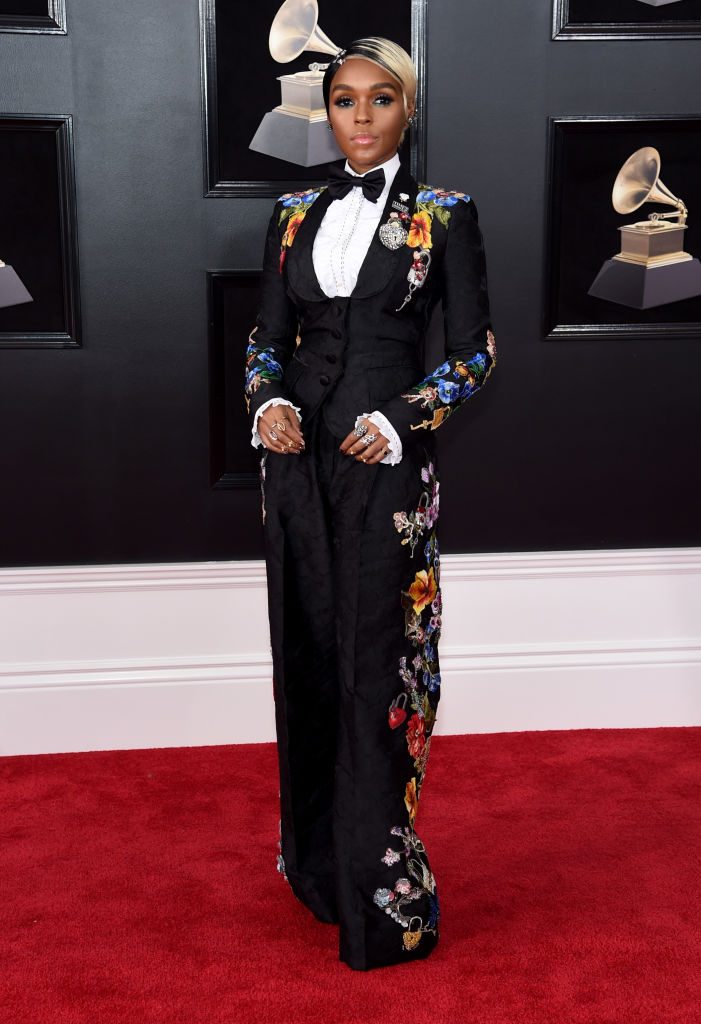 Janelle Monae costum Dolce & Gabbana