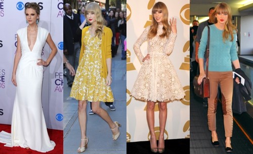 Stil de vedetă: Taylor Swift, pe BlogModele