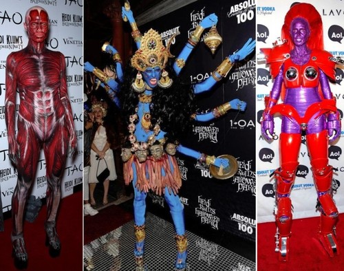 Heidi Klum – transformari celebre de Halloween