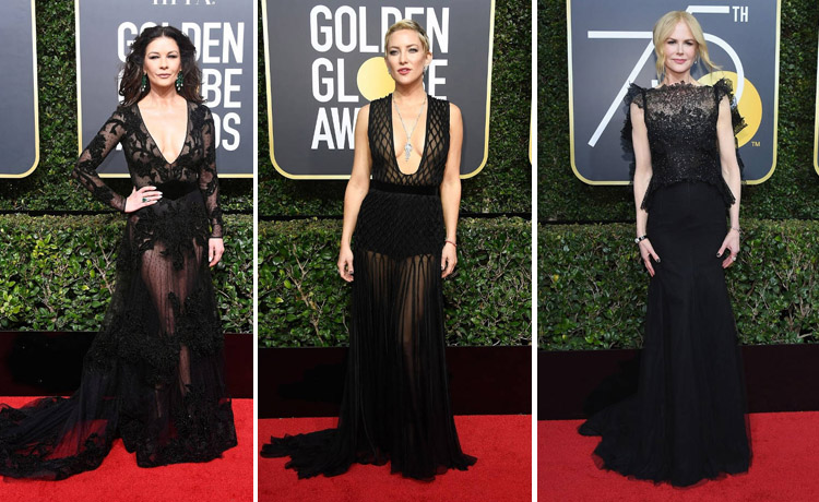 Parada de rochii negre la Golden Globes 2018