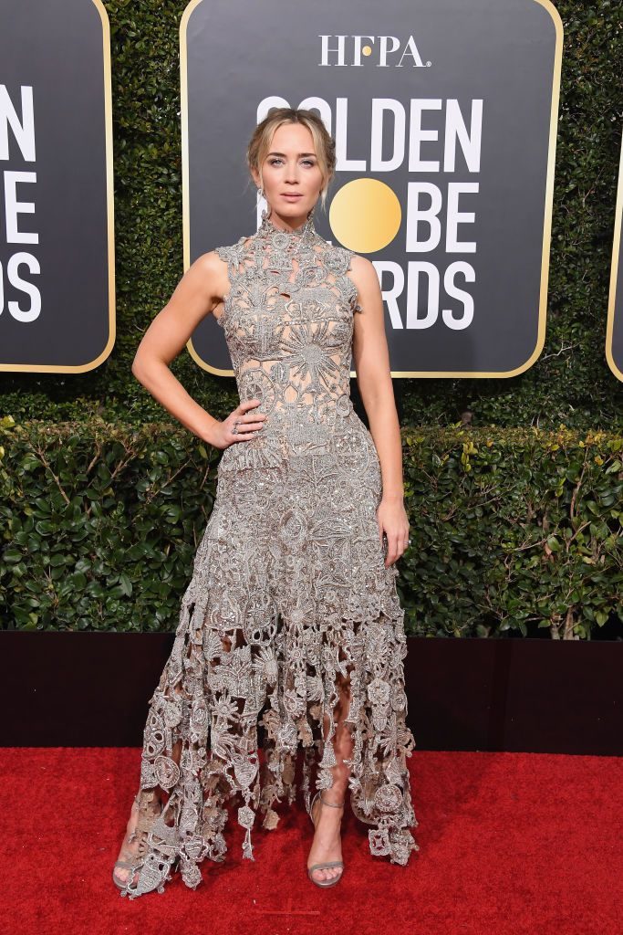 Emily Blunt in Alexander McQueen