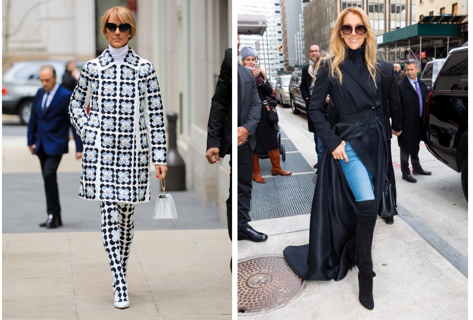 Fashionista Celine Dion furori pe strazile din New York